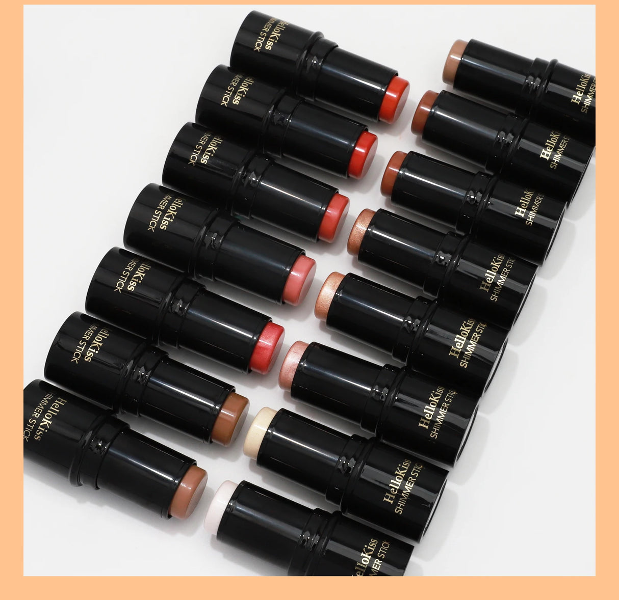 Face Brown Bronzer Contour Stick Face Foundation Makeup Pen Lasting Smooth Contour Shadow Blusher Highlight Concealer Cosmetics