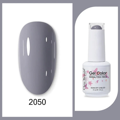 Clou Beaute 15ml HEMA TPO FREE Gel Nail Polish Bright Dark Army Green Gel Lacquer Semi Permanent Art Organic  Nail Gel Varnish