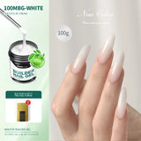 Nailpop Milky Smooth Builder Gel 30/100g for Nail Extension Long Lasting Quick Building UV Gel Soak Off Nail Art Design DIY