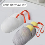 1~8PCs New Foaming Soap Bag Net Mesh Massage Exfoliator Pouch Bathing Bubble Maker Cleaning Tool