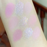 Mint diffuse pink blue small pink frame nine-color eyeshadow palette low saturation clear mint green pearl matte gentle pure des