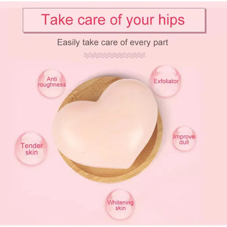 Peach Shaped Soap Intimate Skin Exfoliating Bar Moisturizing Feminine Care Smooth Tender Skin Daily Cleaning Care Products