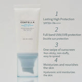 Korean Centella Hyalu Cica Water-Fit Sun Serum SPF50 Sunscream & Facial Hyalu-Cica Moisture Cream Beauty Skincare Sets