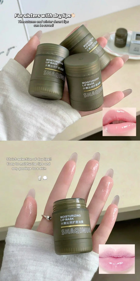 Colorless Moisturizing Lip Mask, SHAQINUO Pre-Makeup Hydration, Daily Lip Care, Reduces Lip Lines, Anti-Cracking Lip Balm