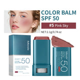 Lip & Cheek Color Balm SPF 50 Mineral Broad Spectrum Sun Protection Water Sweat Resistant Hydrating Long Lasting Buildable Blush