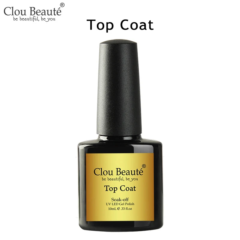 Clou Beaute Gel Nail Polish Neon Brown Royal Blue Red Green Pastal Nude Nail Art Varnishes Gel Lacquer HEMA/TPO FREE UV Gel Nail