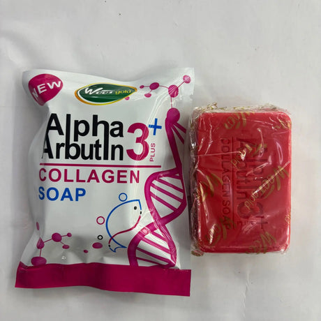 Arbutin 3 Collagen Facial Soap Moisturizing Brightening Deep Cleansing Body Face Wash Foam Facial Cleanser Handmade Soap