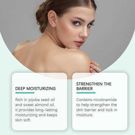 EELHOE Nicotinamide Bath Oil Brightening Skin Repair Dry Skin Remover Smooth Body Cleaning Long Lasting Moisturizing Body Oil