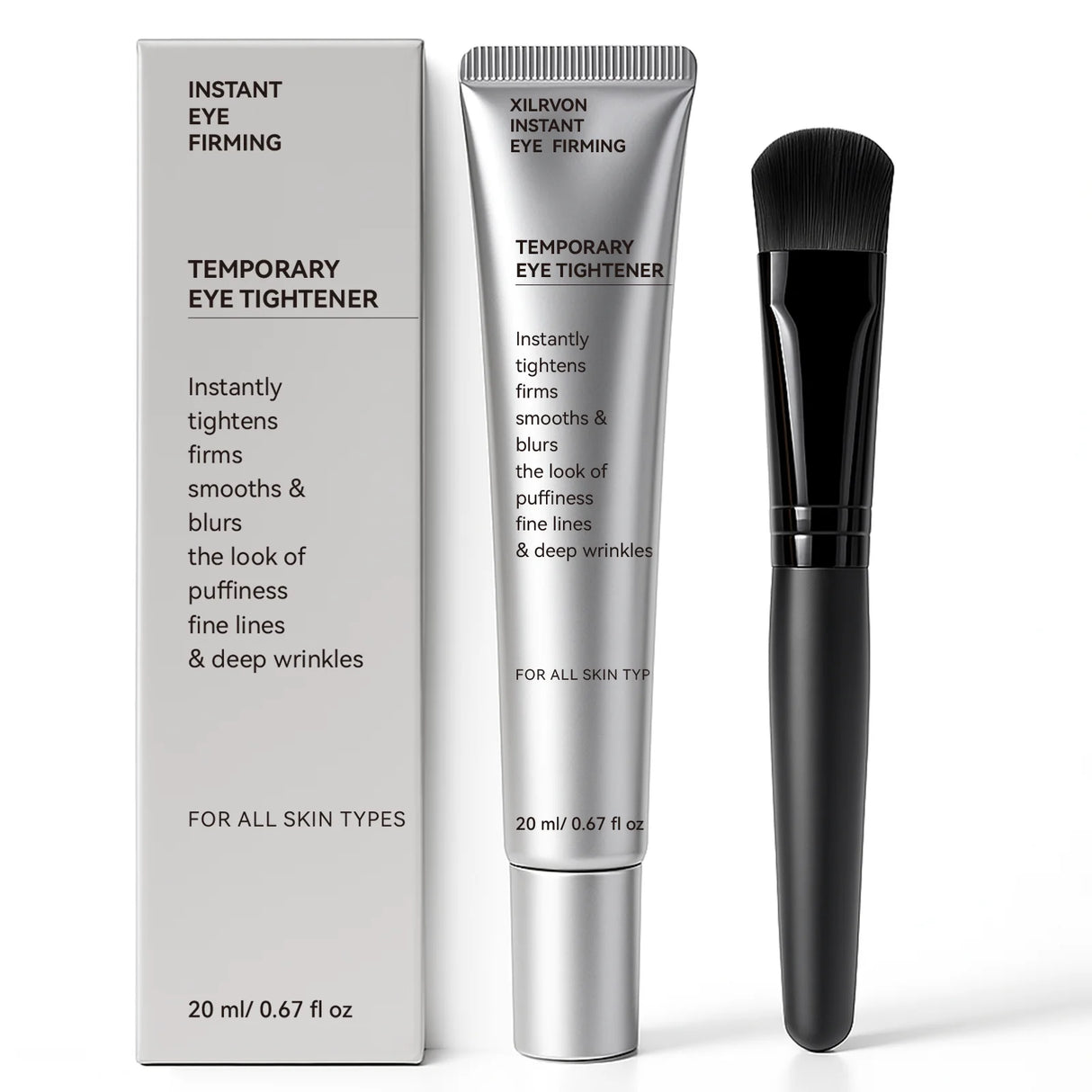 Pentapeptide Complex Instant Firming Eye Cream  With Caffeine For Dark Circles Puffiness Repair Eye Serum Smooth Skin Care