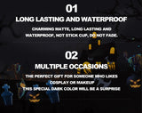 Matte Vampire Black Purple Lipstick Waterproof Long Lasting Lip Gloss Halloween Christmas Moisturizing Pigmented Lip Makeup