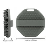 1PC Polygonal Silicone Bath Brush Deep Exfoliation and Rubbing Massage Brush Silicone Body Scrubber Bathroom Bathing Tool