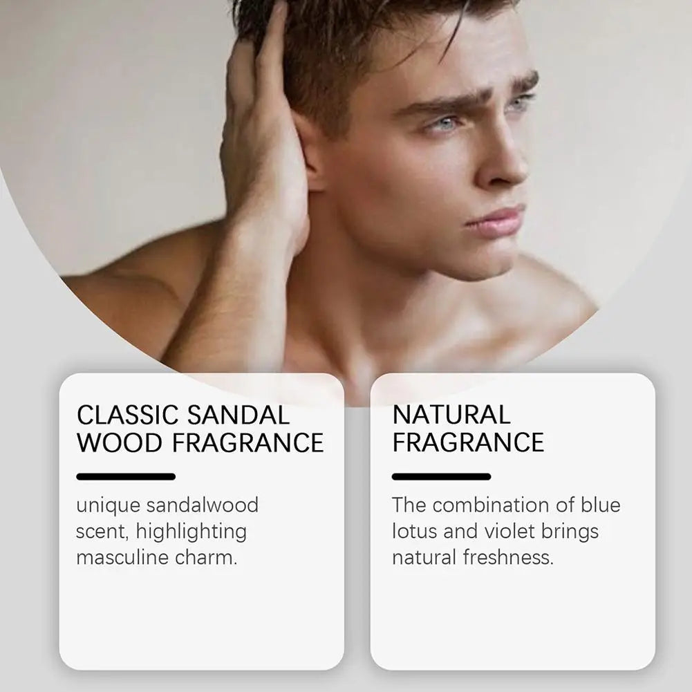 Portable Men's Body Fragrance Spray,Long Lasting Enhance Attractiveness & Confidence Dating Fragrance Body Spray, Rich Layered