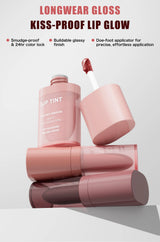 Velvet Lip Gloss Matte Lip Tint Waterproof Non-stick Cup Anti-fade Moisturizing Long Lasting Plump Lip Makeup