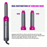 A New Generation Of Upgraded Version Of Strong Suction Five-In-One Hot Air Comb, Multi-Functional Head Changer, Hair Dryer, Straight Curling Iron, Hair Dryer