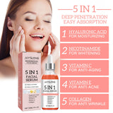 5 In 1 Fade fine lines Firming Face Serum Blemish Pigmentation Reducing Beauty Serum Removal Moisturising Skin Firming Blemish