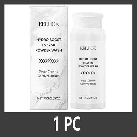 Enzyme Face Wash Powder 75g Gentle Exfoliating Cleanser for Sensitive Skin Removes Dirt Brightens Skin Travel Friendly Formula