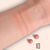 Long Lasting Roll-on Blush Shimmer Matte Finish with Brush 3D Glossy Texture for Daily Makeup Rich in Texture