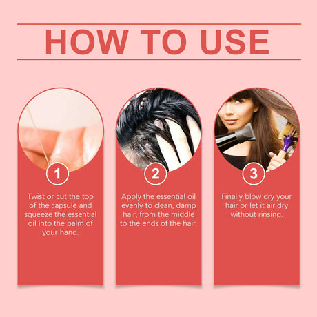 Vitamin Hair Care Serum Capsules Increase Regrowth Oil-Control Prevent Loss More Thicker Scalp Massage Hair Growth Essential Oil