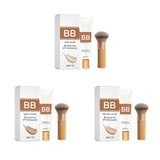 Tinted BB Cream Sunscreen SPF 30++ Full Coverage Invisible Pores Acne Brightening Nude Makeup Waterproof Facial Foundation Kit