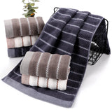 1/2/3PCS Bathroom Cotton Towel Sets Household Towels Wave Bath Hand Face Towels Soft Absorbent Towels Christmas Gift Towels Set