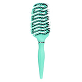 1pcs Curved Vented Boar Bristle Comb Professional Scalp Massage Comb Detangling Curl Anti-static Hairbrush Salon Styling Tool
