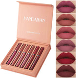HANDAIYAN 1/6 PCS Lipstick Set Make-up for Women Non Stick Cup Waterproof Long Lasting Cosmetics Korean Makeup Matte Lipstick