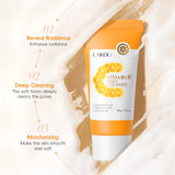 LAIKOU Vitamin C Daily Cleanser Brightening Face Wash Deep Cleansing Moisturizing Skin Tone Even Treatment