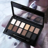 Professional 12 Colors Eyeshadow Palette Natural Shimmer Matte Nudes Cosmetic Eye Makeup Plate for Makeup Artists