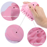 Hair Scalp Massager Shampoo Brush  Scalp Exfoliator for Dandruff Removal for Hair Growth Wet Dry Scalp Exfoliator Brush