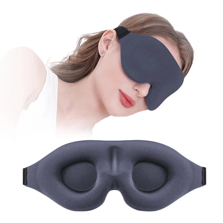 Eye Mask Blindfold For Unisex Soft Tiredness Relief Eye Cover Natural Sleeping Blind Eye Patch Skin Care Tool