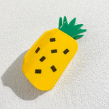 Cute Acrylic Watermelon Kiwifruit Lemon Fruits Large Size Hair Clip Claw For Women New Transparent Geometric Hair Accessories