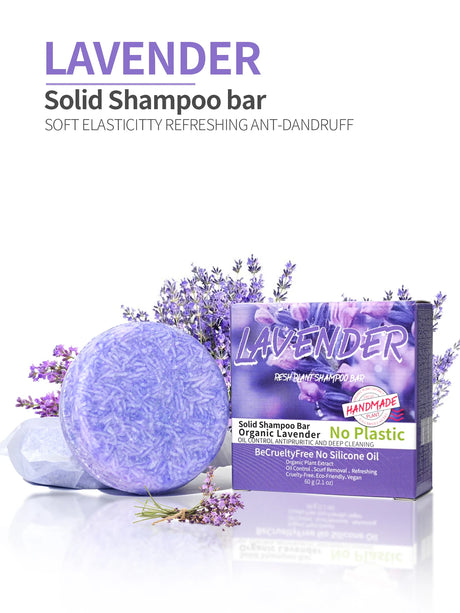 Provence lavender Essential Oil Shampoo Soap Handmade Hair Care Soap Solid Shampoo And Cleaning Soap Self Labeled