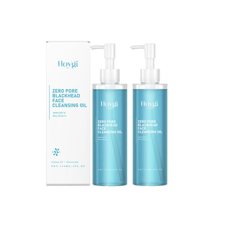 Hoygi 120ml Double Cleansing Gentle Makeup Remover for Face Eyes Soybean Oil Niacinamide No Residue Non Greasy Vegan Cleanser