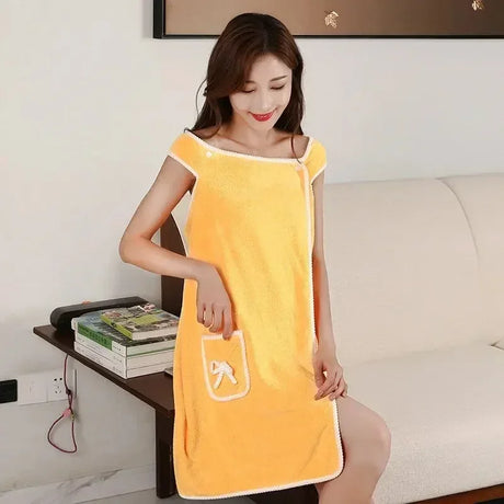 Women's Bath Towel Wearable 140x85cm - Quick Dry Spa&Beach Wrap with Anti-Slip Design for Shower Gym Yoga Fast-drying Convenient