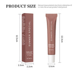 Summer Lip Balm Moisturizing Mirror Lip Gloss Lip Vanilla Mint Iced Coffee Cake Smell Lipstick Transparent Lip Oil  Makeup
