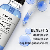 Copper peptide hyaluronic acid facial essence 30ml - moisturizing, smoothing and brightening