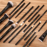 DUcare Black Makeup Brush Professional Makeup Eyeshadow Foundation Powder Soft Synthetic Hair Makeup Brushes Brochas Maquillaje