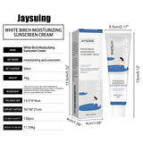 Daily Facial Sunscreen for Oily Skin Oil Control Brightening UV Protection Cream Lightweight Non Greasy Moisturizing Face Lotion