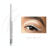 1Pc Waterproof Black Eyeliner Pencils Smudge-Proof Long-Lasting Eye Makeup Perfect For Fashion Look