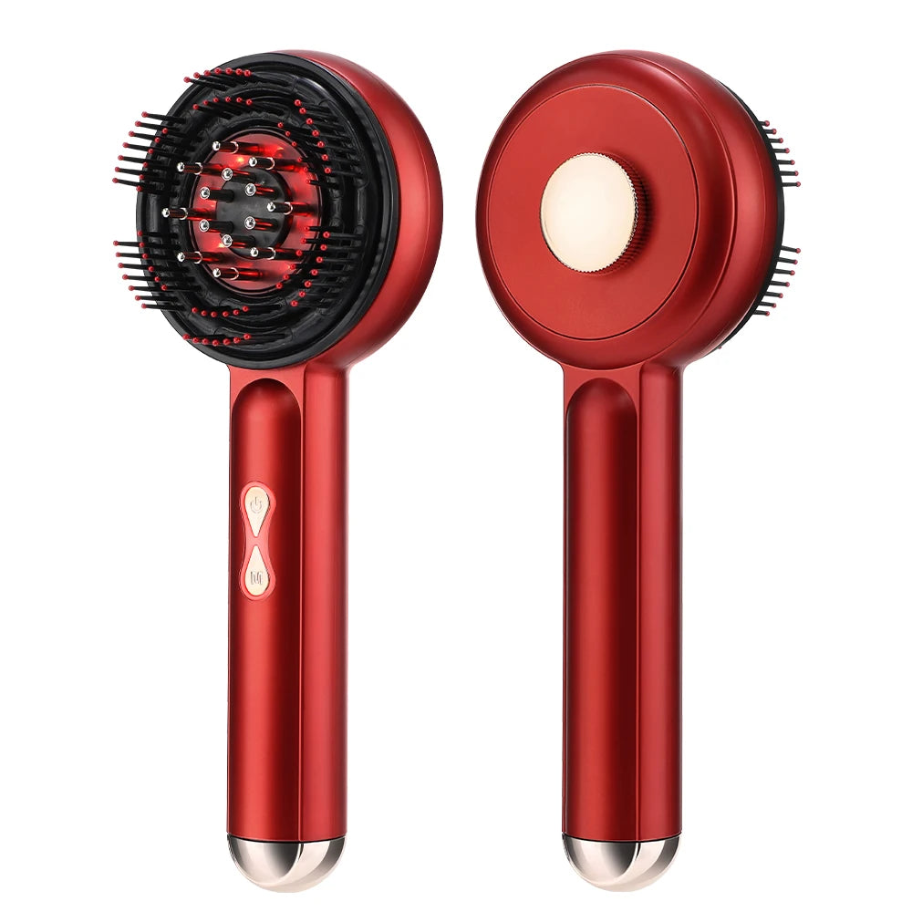 Blue Red Light Spray Massage Comb Hair Growth Vibration Head Massager Brush Anti Hair Loss Scalp Liquid Medicine Atomizing Comb