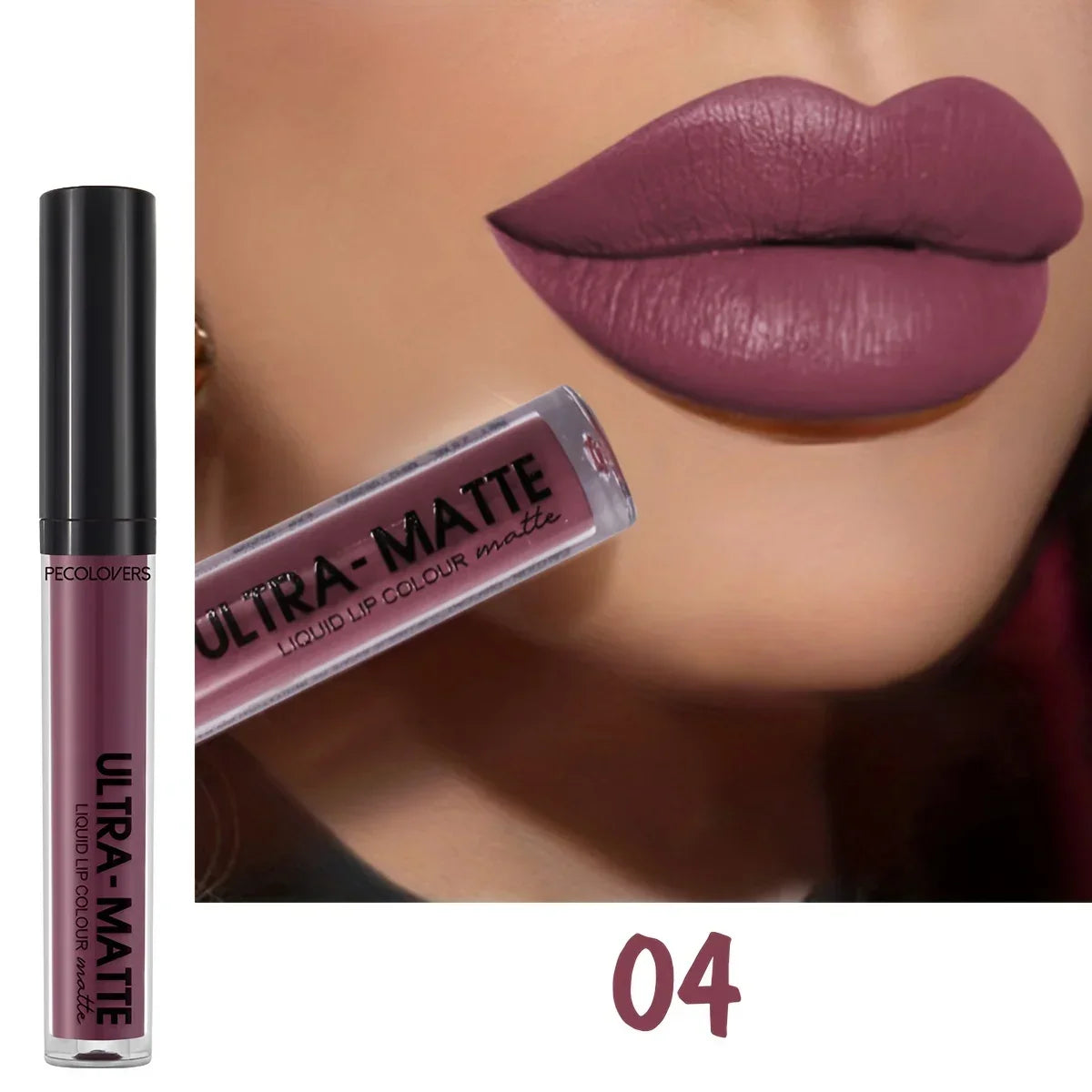 1PC 12-color Matte Lip Gloss, Velvet Sexy Liquid Lipstick, Long-lasting, Waterproof, Lip Makeup