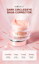 AUQUEST Eye Bags Dark Circles Eye Cream Under Eye Skin Care Caffeine Brightening Peptide Firming Eye Care Beauty Cream Products