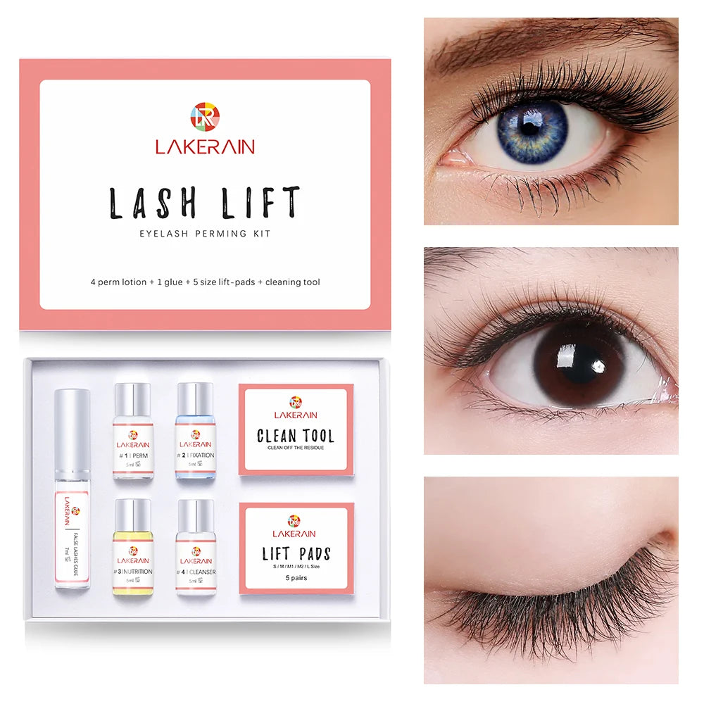 Semi-Permanent Lash Lift Kit Professional Eyelash Lifting Lamination Set Beauty Treatment Salon Home DIY Eyelashes Makeup Tools