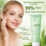 Aloe Vera Gel Moisturizing Face Body Cream Sunburn Repair Hydrating Soothing After Sun Acne Treatment Sensitive Skin Care
