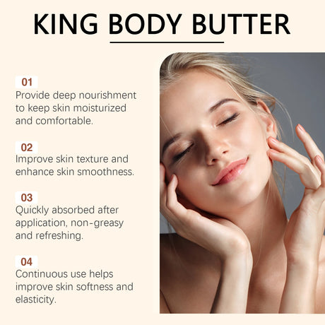 OceAura King Body Butter Body Moisturizer Winter Hydration, Moisturization,  Skincare Relieve Dryness, Softness, 4 oz