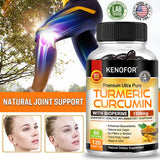Kenofor Curcumin Antioxidant - Helps Reduce Post-exercise Inflammation and Supports Joint Health, Non-GMO, Gluten-free