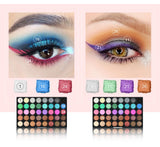 POPFEEL 120-Color 3-in-1 Eyeshadow Palette - Professional Multi-Color Eyeshadow Collection with Matte and Shimmer Shades.