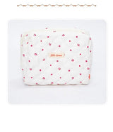 Kids' Pretend Makeup Toy Wooden Role‑play Dress‑up Vanity Gift Makeup Bag Set for Girls