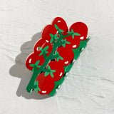 Cute Acrylic Watermelon Kiwifruit Lemon Fruits Large Size Hair Clip Claw For Women New Transparent Geometric Hair Accessories