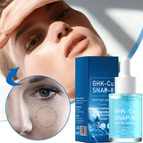 GHK-Cu SNAP-8 Peptide Face Serum Blue Copper Moisturizing Essential Oil Cleansing Moisturizing Deep Hydration Skin Care Refresh